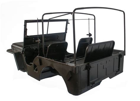 vehicle inspired by the "design by footprint" of the ubiquitous 1941 Willys. . Md juan jeep in a crate price